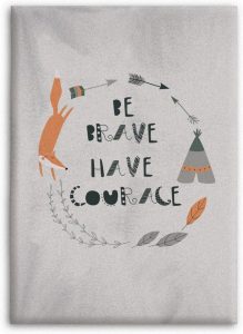 aymax fleeceplaid grijs 130x160cm polyester