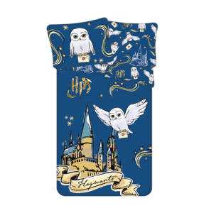 Harry Potter Dekbedovertrek - Magische Uil - 140 X 200 Cm - 70 X 90 Cm - Polyester - pre order