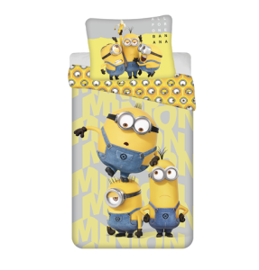 Minions Dekbedovertrek 140 x 200 cm  - Katoen - 70 x 90 cm- pre order