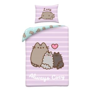 Pusheen dekbedovertrek Family Cats 140 x 200 cm polyester pre order