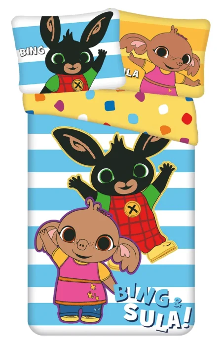 Bing en Sula peuterdekbedovertrek - 100 x 135 cm