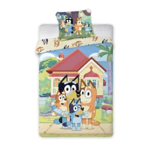 Bluey Dekbedovertrek family home 140 x 200 cm - katoen
