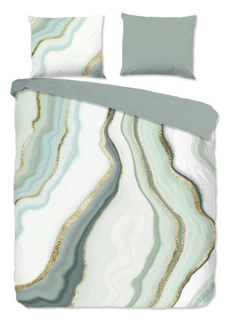 Good Morning Dekbedovertrek "" - Groen - (240x200/220 cm) - Katoen