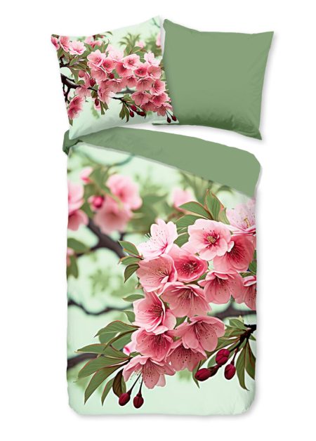 Good Morning Dekbedovertrek "bloemen" - Multi - (155x220 cm) - Katoen