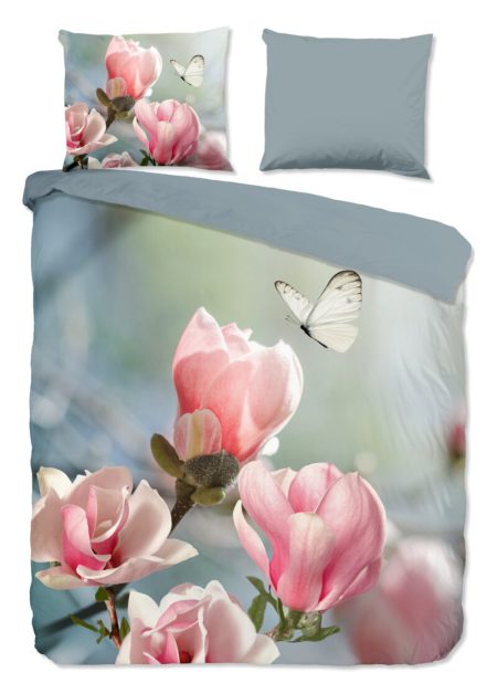 Good Morning Dekbedovertrek "bloemen" - Multi - (200x200/220 cm) - Katoen