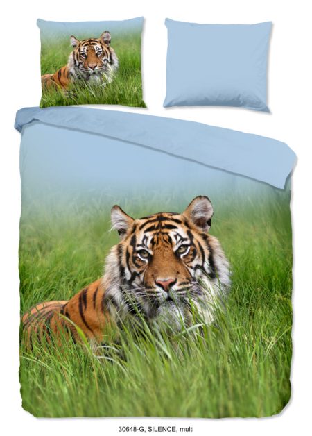Good Morning Dekbedovertrek "tijger" - Multi - (240x200/220 cm) - Katoen