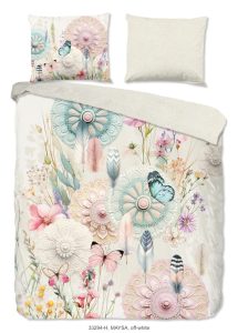 HIP Dekbedovertrek "" - Wit - (240x200/220 cm) - Katoen Satijn