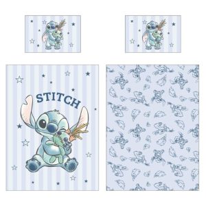 Lilo and Stitch Peuterdekbedovertrek lightblue - 100 x 140 cm - Katoen - pre order