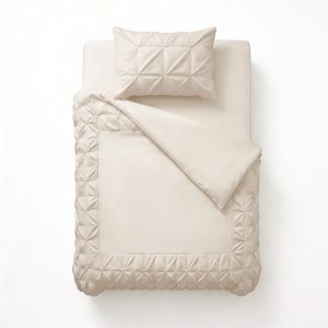 Sleeptime Border Pintuck Beige 140 x 200/220 cm