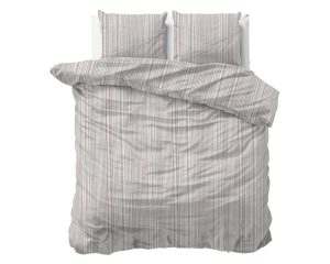 Sleeptime Pinstripe Taupe 240 x 220 cm