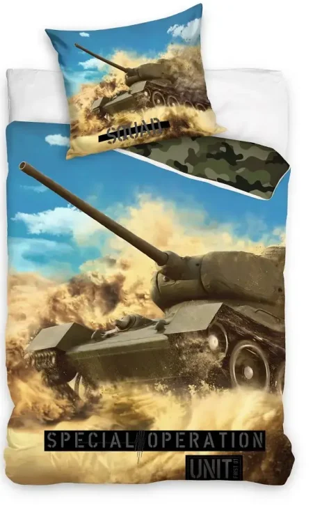 Tank Special Operation Dekbedovertrek - 140 x 200 cm - katoen
