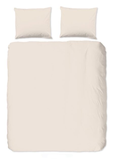 HIP Dekbedovertrek "Uni" - Bruin - (240x220 cm) - 100% Katoen
