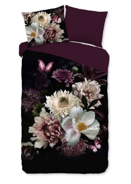 Pure Dekbedovertrek "Marleen" - Rood - (140x220 cm) - 100% Polyester