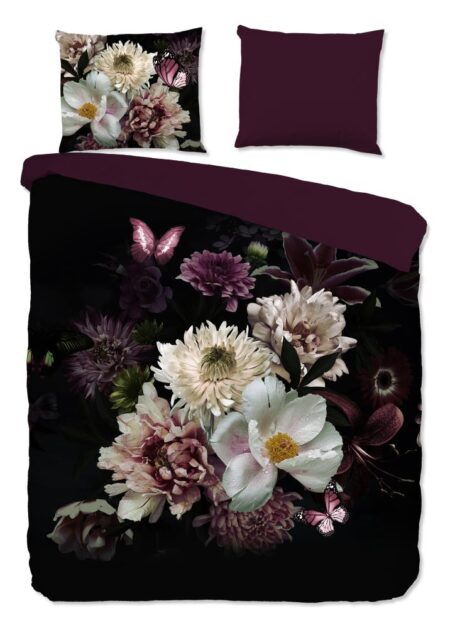 Pure Dekbedovertrek "Marleen" - Rood - (240x220 cm) - 100% Polyester
