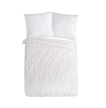 Pure Dekbedovertrek "Elegance" - Wit - (135x200 cm) - 100% Polyester