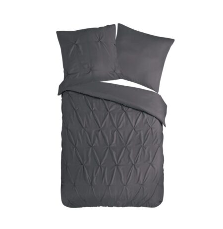 Pure Dekbedovertrek "Elegance" - Grijs - (155x220 cm) - 100% Polyester