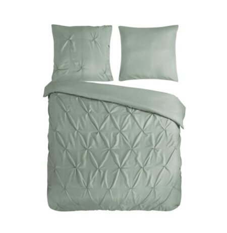 Pure Dekbedovertrek "Elegance" - Groen - (200x220 cm) - 100% Polyester