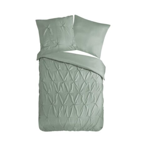 Pure Dekbedovertrek "Elegance" - Groen - (155x220 cm) - 100% Polyester