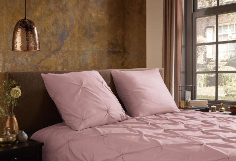 Pure Dekbedovertrek "Elegance" - Roze - (155x220 cm) - 100% Polyester - Afbeelding 4