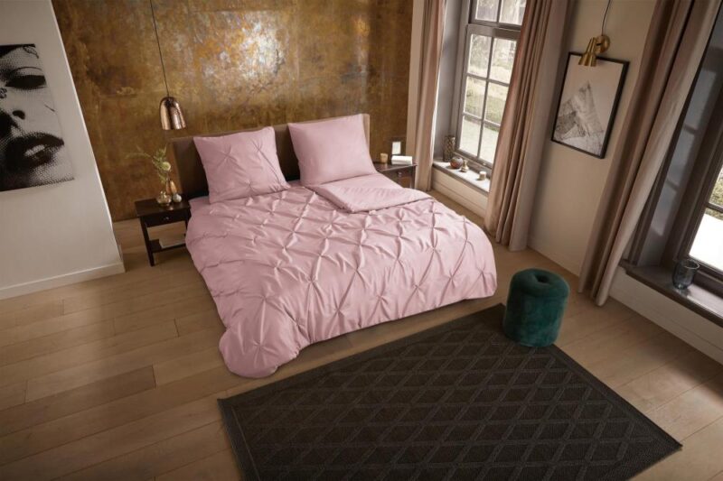 Pure Dekbedovertrek "Elegance" - Roze - (155x220 cm) - 100% Polyester - Afbeelding 3