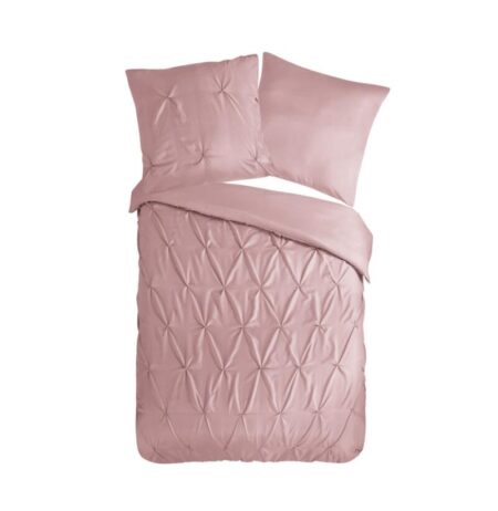 Pure Dekbedovertrek "Elegance" - Roze - (135x200 cm) - 100% Polyester