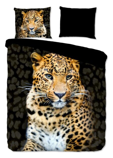 Pure Dekbedovertrek "Rayan" - Zwart - (240x220 cm) - 100% Polyester
