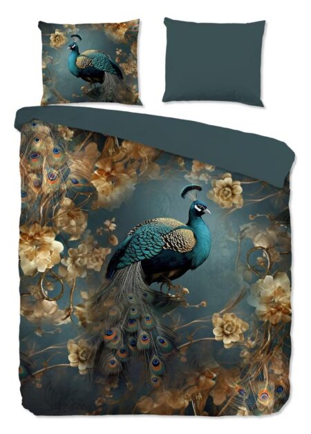 Pure Dekbedovertrek "Savaya" - Blauw - (200x220 cm) - 100% Polyester