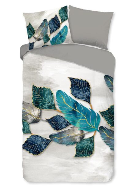 Pure Dekbedovertrek "Phuka" - Grijs - (140x220 cm) - 100% Polyester