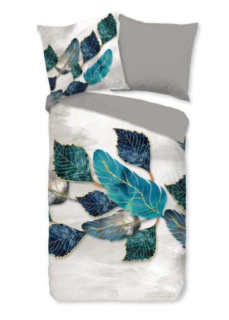 Pure Dekbedovertrek "Phuka" - Grijs - (200x200 cm) - 100% Polyester