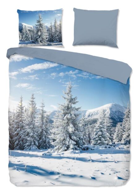Good Morning Dekbedovertrek "Albert" - Blauw - (200x220 cm) - 100% Katoen