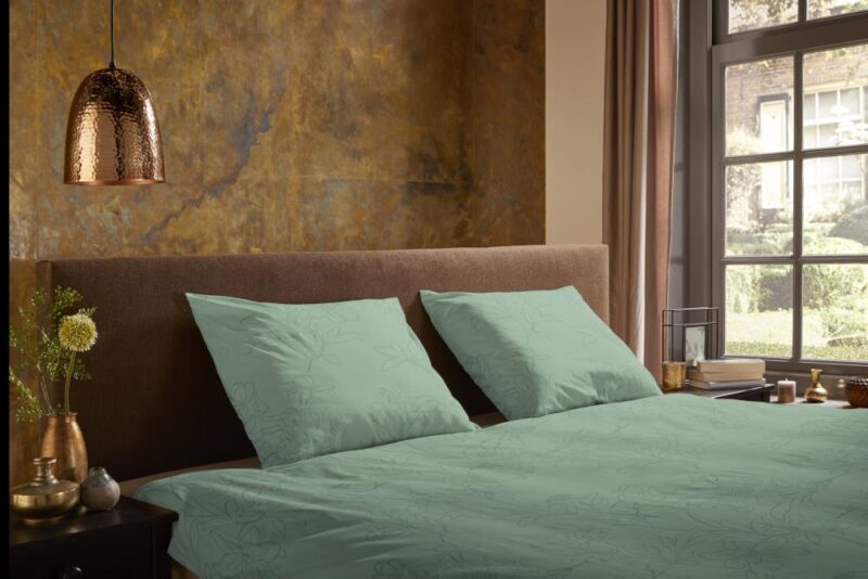 Pure Dekbedovertrek "Den Haag" - Groen - (240x220 cm) - 100% Polyester - Afbeelding 4