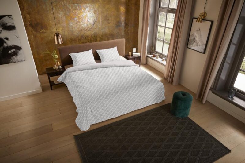 Pure Dekbedovertrek "Gouda" - Off-Wit - (140x220 cm) - 100% Polyester - Afbeelding 2