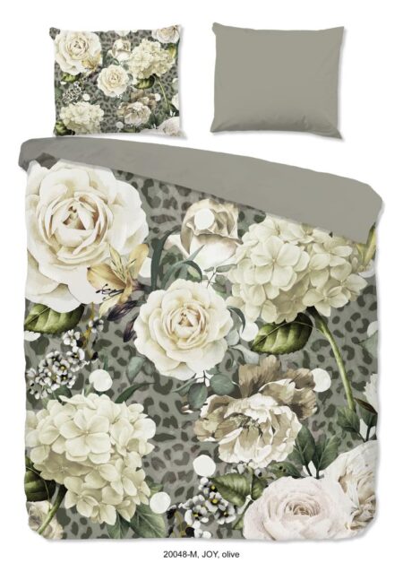 Pure Dekbedovertrek "Joy" - Groen - (240x220 cm) - 100% Polyester