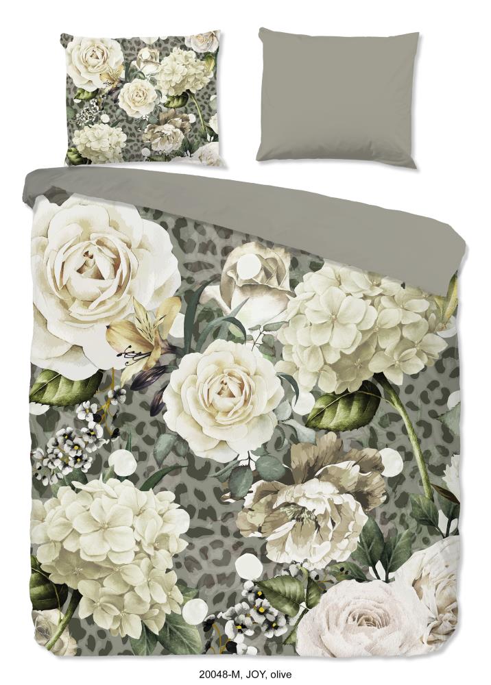 Pure Dekbedovertrek "Joy" - Groen - (240x220 cm) - 100% Polyester