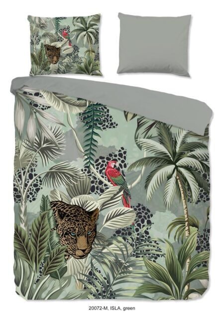 Pure Dekbedovertrek "Isla" - Groen - (200x220 cm) - 100% Polyester