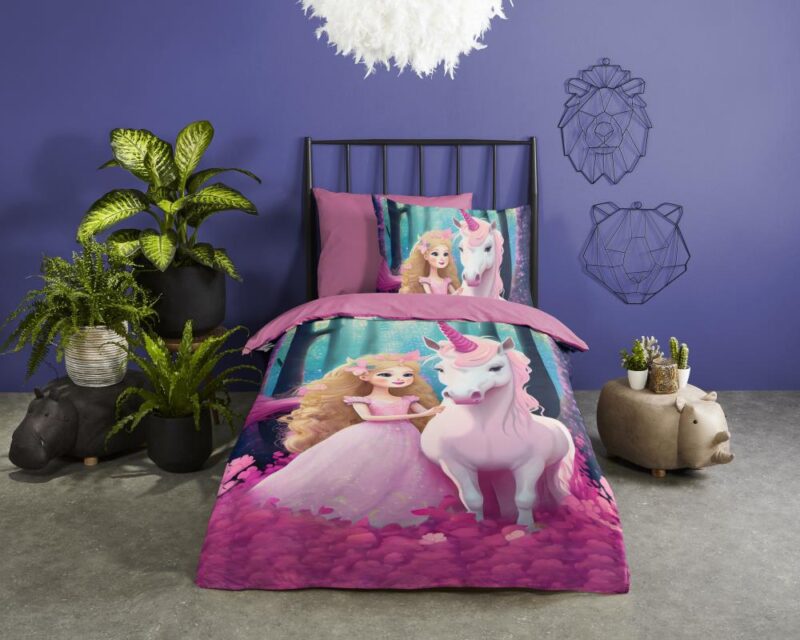 Pure Kinderdekbedovertrek "Julia" - Multi - (135x200 cm) - 100% Polyester - Afbeelding 3