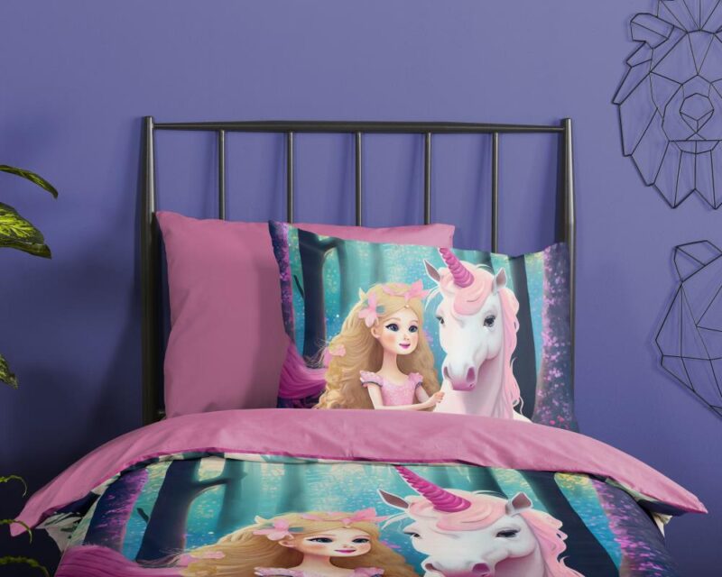 Pure Kinderdekbedovertrek "Julia" - Multi - (135x200 cm) - 100% Polyester - Afbeelding 4