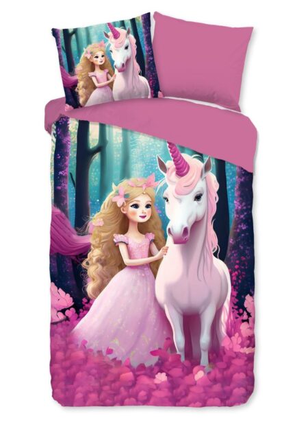 Pure Kinderdekbedovertrek "Julia" - Multi - (140x220 cm) - 100% Polyester