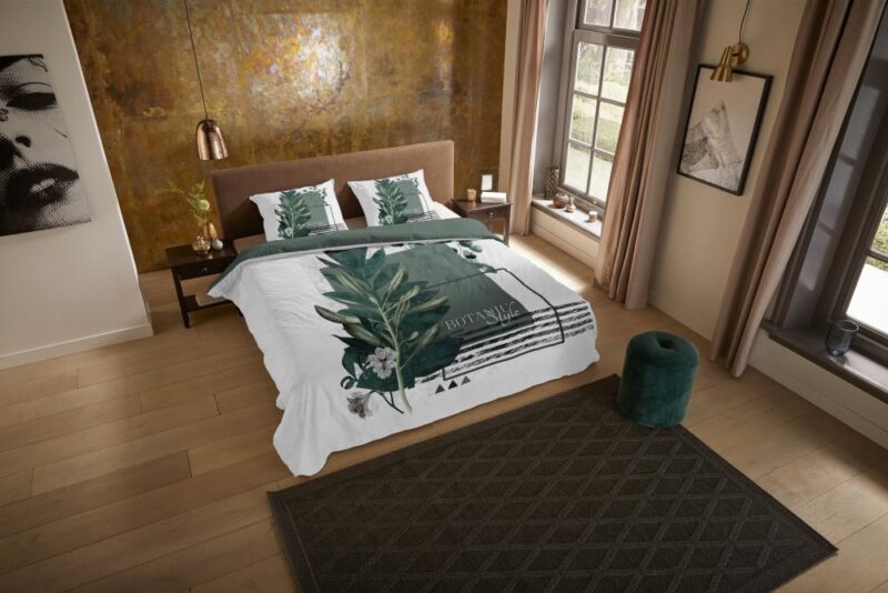 Pure Dekbedovertrek "Green Boho" - Groen - (140x220 cm) - 100% Polyester - Afbeelding 3