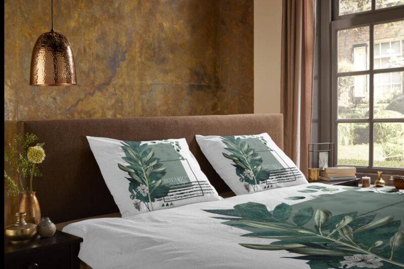 Pure Dekbedovertrek "Green Boho" - Groen - (140x220 cm) - 100% Polyester - Afbeelding 4