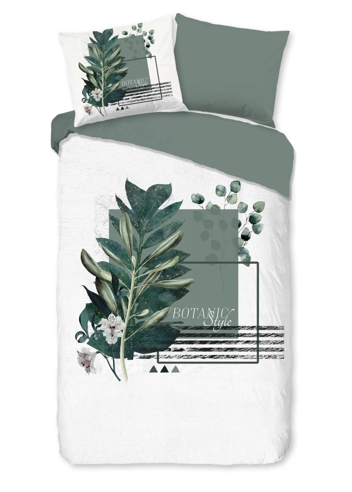 Pure Dekbedovertrek "Green Boho" - Groen - (140x220 cm) - 100% Polyester - Afbeelding 2
