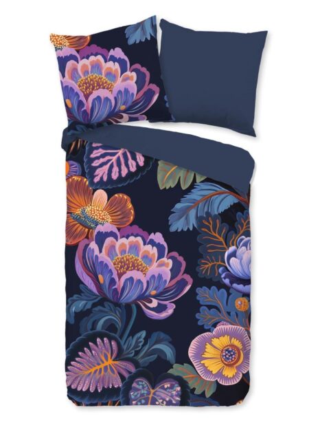 Pure Dekbedovertrek "Sharira" - Blauw - (155x220 cm) - 100% Polyester