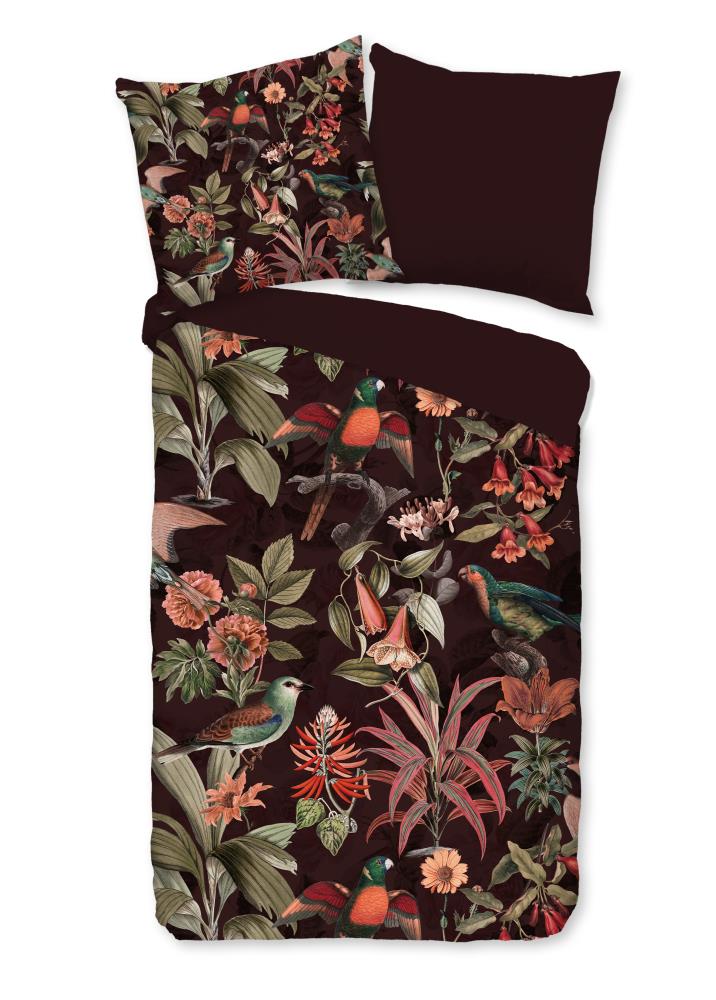 Pure Dekbedovertrek "Elmira" - Rood - (155x220 cm) - 100% Polyester