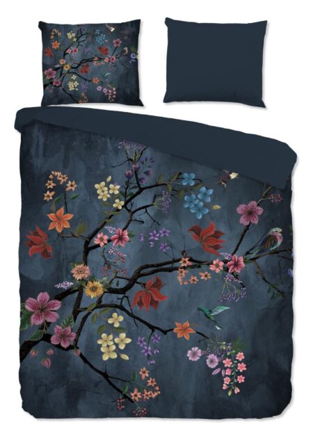Pure Dekbedovertrek "Arienne" - Blauw - (240x220 cm) - 100% Polyester