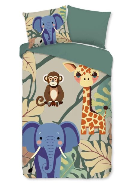 Pure Kinderdekbedovertrek "Simba" - Multi - (140x220 cm) - 100% Polyester