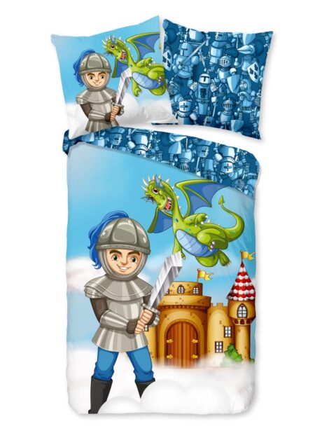 Good Morning Kinderdekbedovertrek "Knight" - Multi - (135x200 cm) - 100% Katoen