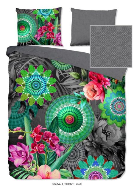 HIP Dekbedovertrek "Thirze" - Multi - (240x220 cm) - 100% Katoen
