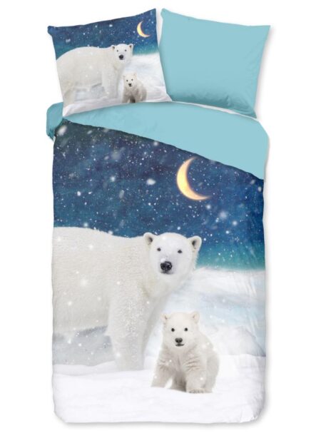 Good Morning Kinderdekbedovertrek "Polar" - Multi - (140x220 cm) - 100% Katoen