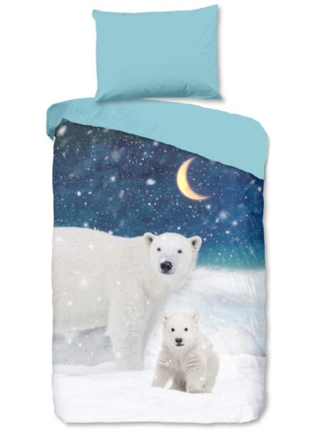 Good Morning Kinderdekbedovertrek "Polar" - Multi - (140x200 cm) - 100% Katoen