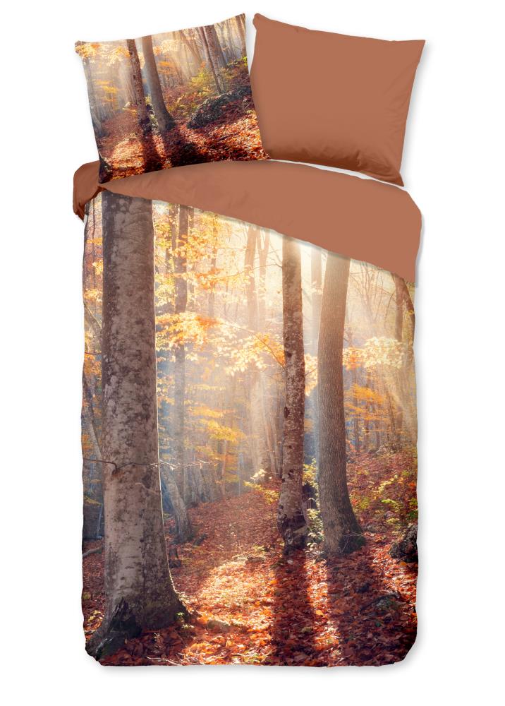 Pure Dekbedovertrek "Autumn" - Multi - (140x220 cm) - 100% Polyester - Afbeelding 2